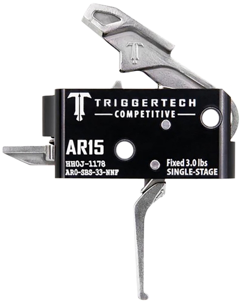 Picture of Triggertech Competitive Stainless Flat Single-Stage 3 Lbs Fixed For Ar-15 