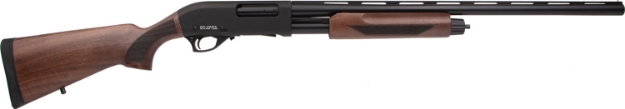 Picture of Rock Island Pump Action Field 12 Gauge 3" 5+1 26", Black Barrel/Rec, Walnut Stock, Fiber Optic Sight 