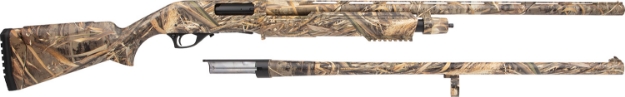 Picture of Rock Island Pump Action Combo 12 Gauge 5+1 24" & 28", Realtree Max-5, Fiber Optic Sight, Extra Barrel Included 