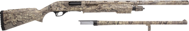 Picture of Rock Island Pump Action Combo Youth Field/Deer 12 Gauge 5+1 22"/24", Realtree Timber, Synthetic Furniture With Bottom Picatinny Rail, Fiber Optic Sight, Extra Barrel Included 