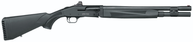 Picture of Mossberg 940 Pro Security 12 Gauge 3" 7+1 18.50", Matte Blued Barrel/Rec, Black Synthetic Furniture, Enhanced Parts Kit, Holosun Hs407k Included 