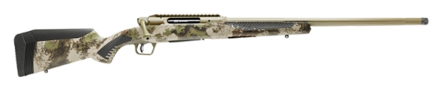 Picture of Savage Arms Impulse Big Game 7Mm Prc 2+1 22" Threaded, Hazel Green Cerakote Barrel/Rec, Woodland Camo Fixed Accustock With Accufit, Includes Detachable Box Mag 