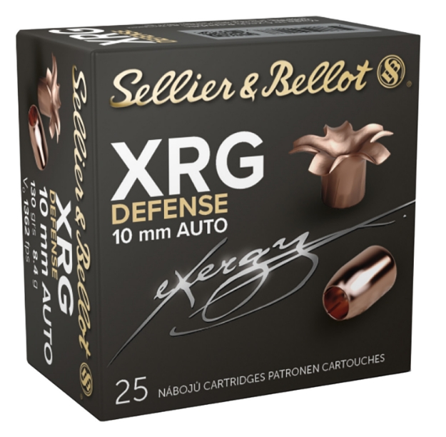 Picture of Sellier & Bellot Xrg Defense 10Mm Auto 130 Gr Jacketed Hollow Point (Jhp) 25 Per Box/ 40 Cs 