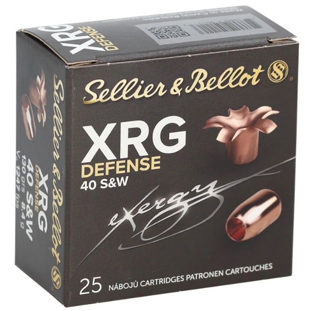 Picture of Sellier & Bellot Xrg Defense 40 S&W 130 Gr Solid Copper Hollow Point (Schp) 25 Per Box/ 40 Cs 