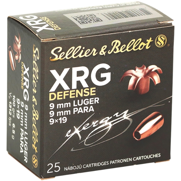 Picture of Magtech Xrg Defense 9Mm Luger 100 Gr Solid Copper Hollow Point (Schp) 25 Per Box/ 40 Cs 