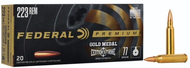 Picture of Federal Federal Premium Gold Medal 223 Rem 77 Gr 20 Per Box/ 10 Cs 