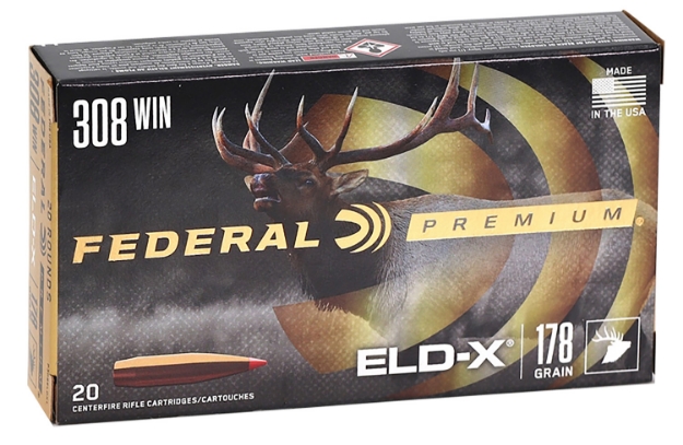 Picture of Federal Eld-X Premium 308 Win 178 Gr Extremely Low Drag-Expanding (Eld-X) 20 Per Box/ 10 Cs 