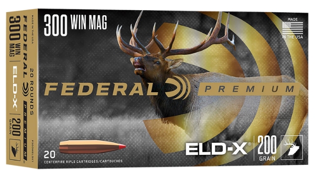 Picture of Federal Eld-X Premium 300 Win Mag 200 Gr Extremely Low Drag-Expanding (Eld-X) 20 Per Box/ 10 Cs 