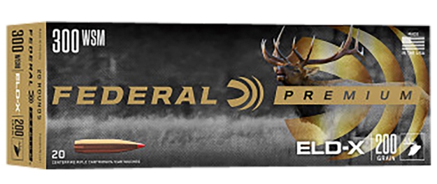 Picture of Federal Eld-X Premium 300 Wsm 200 Gr Hornady Eld-X 20 Per Box/ 10 Cs 