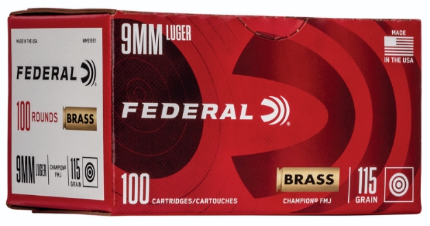 Picture of Federal Champion Defense 30 Super Carry 90 Gr Full Metal Jacket (Fmj) 50 Per Box/ 20 Cs 