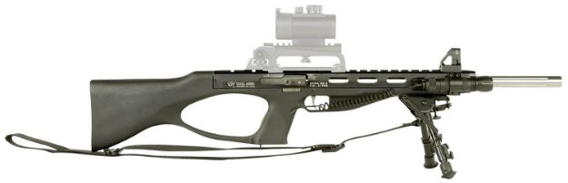 Picture of Excel Arms Accelerator Mr-22 22 Wmr 9+1 16" Stainless Bull Barrel, Black Aluminum Shroud W/Weaver Rail Receiver, Black Fixed Grip Stock 