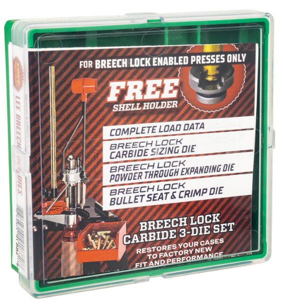 Picture of Lee Precision Breech Lock Carbide 3-Die Set 9Mm Luger 