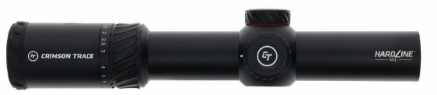 Picture of Crimson Trace Hardline Black Anodized 1-10X 28Mm 34Mm Tube Illuminated Ct Tr1-Mil Reticle 