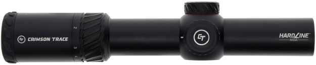 Picture of Crimson Trace Hardline Black Anodized 1-8X 28Mm 34Mm Tube Illuminated Ct Tr1-Mil Reticle 