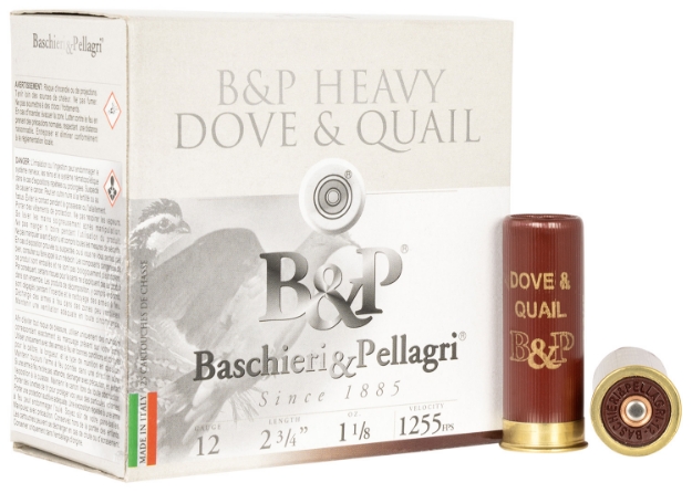 Picture of Fiocchi B&P Heavy Dove & Quail 12 Gauge 2.75" 1 1/8 Oz 6 Shot 25 Per Box/ 10 Cs 