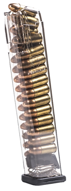 Picture of Ets Group Pistol Mags Competition Legal 27Rd Extended 9Mm Luger Compatible W/ Glock Smoke Polymer 