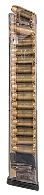 Picture of Ets Group Pistol Mags 30Rd Extended .40 Cal Compatible W/Glock 22/23/24/27/35 Smoke Polymer 