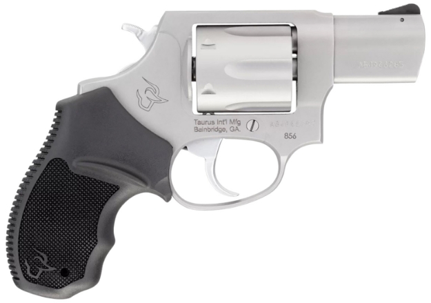 Picture of Taurus 856 38 Special +P 6 Shot 2" Stainless Steel Barrel, Cylinder & Frame W/Black Rubber Grip 