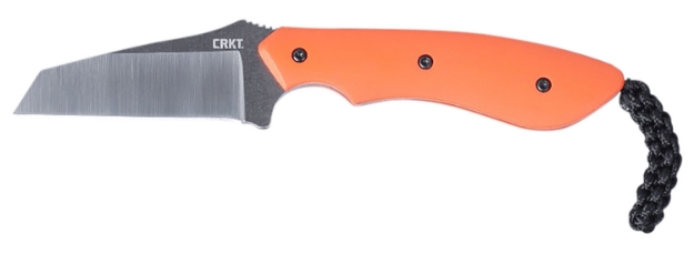 Picture of Crkt S.P.I.T. 2.29" Fixed Plain Satin Stonewashed 8Cr13mov Ss Blade/Orange G10 Handle Includes Sheath 