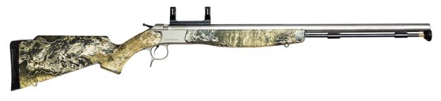 Picture of Cva Optima V2 50 Cal 209 Primer 26" Fluted, Matte Stainless Barrel/Rec, Realtree Excape Stock, Quick-Release Breech Plug, Durasight Scope Mount 
