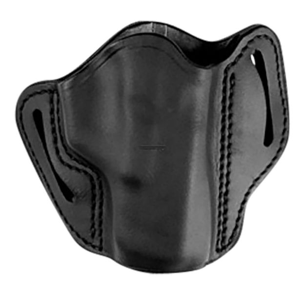 Picture of Uncle Mikes-Leather(1791) Outside The Waistband Holster Owb Size 04 Matte Black Leather Belt Slide Fits Sig P320 Right Hand 