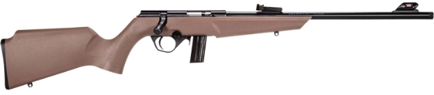 Picture of Rossi Rb22 Compact Bolt Action 22 Lr 10+1 16", Black Barrel/Rec, Fde Monte Carlo Synthetic Stock, Fiber Optic Sights 