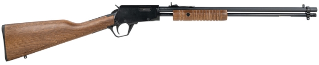 Picture of Rossi Gallery Pump 22 Wmr 12+1 20", Black Polished Barrel/Receiver, Hardwood Stock, Fiber Optic Sights 