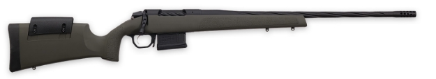 Picture of Weatherby 307 Range Xp 6.5 Wthby Rpm 5+1 24" Fluted, Black Barrel/Rec, Od Green Synthetic Stock With Adj. Cheek Rest, Accubrake Muzzle Brake, Triggertech Trigger 