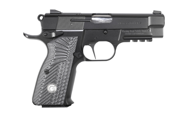 Picture of Eaa Girsan Mc P35pi Ops 9Mm Luger 15+1 3.88" Matte Black Optic Ready/Serrated Steel Slide, Matte Black Steel Frame W/Accessory Rail & Beavertail Black Textured G10 Grips Ambidextrous 