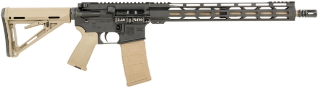 Picture of Diamondback Db15 5.56X45mm Nato 30+1 16" Chrome Moly Barrel, Black Hard Coat Anodized Receiver, Fde Magpul Carbine Stock & Grip 