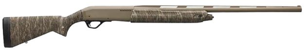 Picture of Winchester Repeating Arms 511311292 Sx4 Hybrid Hunter 12 Gauge 3.5" 4+1 (2.75") 28", Fde Cerakote Barrel/Rec, Mossy Oak Bottomland Furniture, Truglo Fiber Optic Sight (Left Hand) 