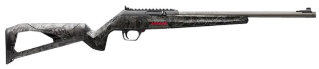 Picture of Winchester Repeating Arms 521154102 Wildcat Sr 22 Lr 10+1 18" Gray Threaded Barrel, Matte Black Rec, Skeletonized Forged Carbon Gray Synthetic Stock, Ghost Ring Sight 