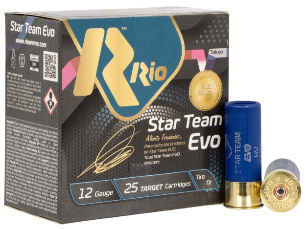 Picture of Rio Ammunition St32hv8 Star Team Evo High Velocity 12 Gauge 2.75" 1 1/8 Oz 8 Shot 25 Per Box/ 10 Cs 