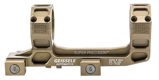 Picture of Geissele Automatics Ar15 Super Precision Scope Mount/Ring Combo Desert Dirt Color Anodized 