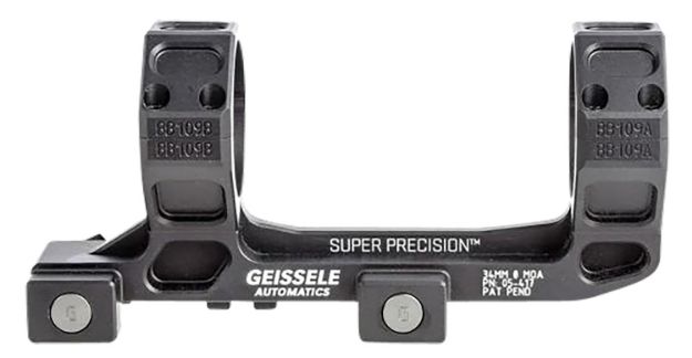 Picture of Geissele Automatics Ar15 Super Precision Scope Mount/Ring Combo Black Anodized 