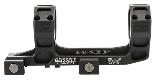 Picture of Geissele Automatics Super Precision Scope Mount (Vortex 1-6) Scope Mount/Ring Combo Black Anodized 