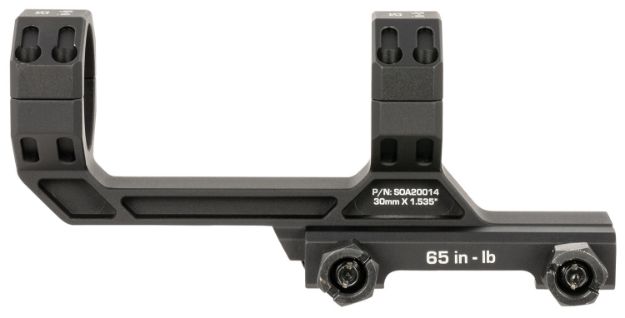 Picture of Sig Sauer Electro-Optics Soa20015 Alpha Msr Scope Mount/Ring Combo Black Powder Coated 34Mm | 0 Moa 