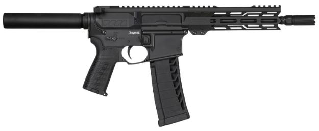 Picture of Cmmg Pe22a8f75ab Banshee Mk4 22 Lr 25+1 9", Armor Black, Buffer Tube (No Brace), M-Lok Handgaurd, Polymer Grip, Zeroed Flash Hider 