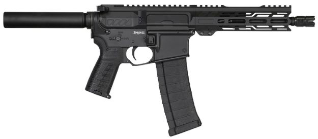 Picture of Cmmg Pe46a962fab Banshee Mk4 4.6X30mm 8" 40+1, Armor Black, Buffer Tube (No Brace), M-Lok Handgaurd, Polymer Grip, Zeroed Linear Compensator 