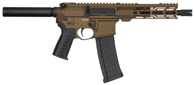 Picture of Cmmg Pe46a962fmb Banshee Mk4 4.6X30mm 8" 40+1, Midnight Bronze Rec, Buffer Tube (No Brace), M-Lok Handgaurd, Polymer Grip, Zeroed Linear Compensator 