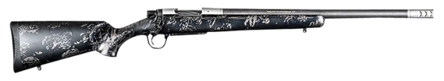 Picture of Christensen Arms 8010622200 Ridgeline Fft Ti 6.5 Prc 3+1 20" Carbon Fiber Threaded Barrel, Stainless Titanium Rec, Black With Gray Accents Stock 