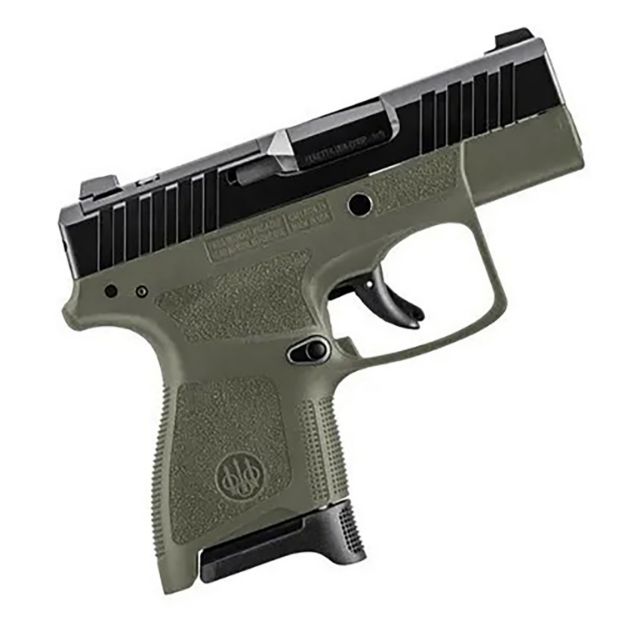 Picture of Beretta Usa Jaxn9278a1 Apx A1 Carry 9Mm Luger 8+1 3" Blued Steel Barrel, Black Optic Ready/Serrated Slide, Od Green Polymer Frame, Od Green Polymer Grips 