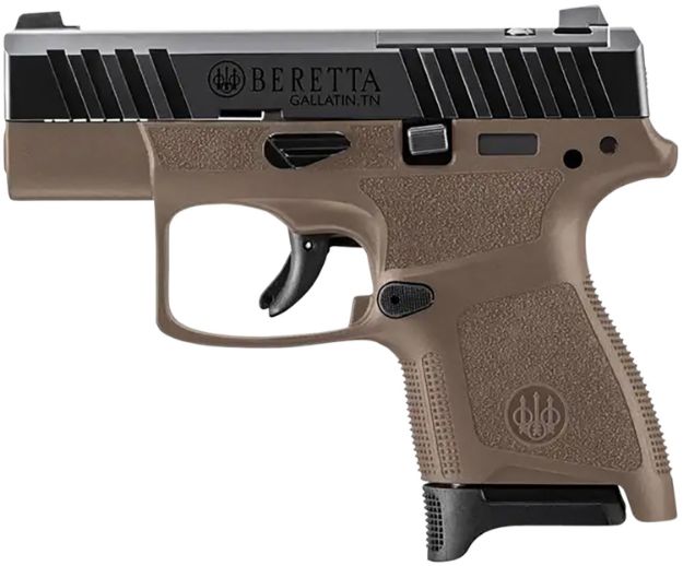 Picture of Beretta Usa Jaxn9258a1co Apx A1 Carry 9Mm Luger 8+1 3" Blued Steel Barrel, Black Optic Ready/Serrated Slide, Flat Dark Earth Polymer Frame, Fde Polymer Grips Features Burris Fast Fire 