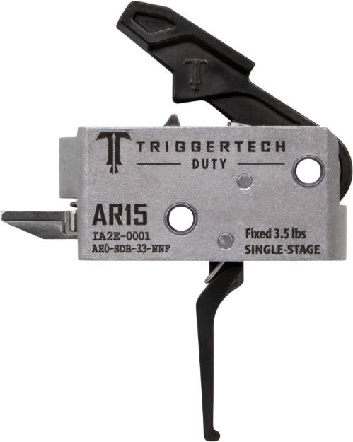 Picture of Triggertech Ah0sdb33nnf Duty Flat Trigger Single-Stage 3.50 Lbs Draw Weight Fits Ar-15 