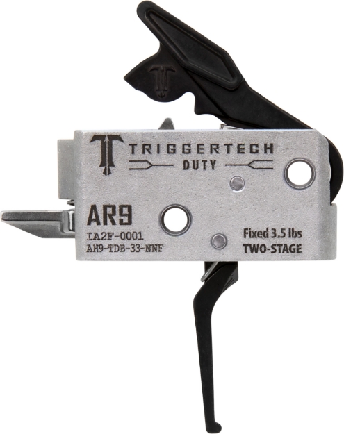 Picture of Triggertech Ah9tdb33nnf Duty Flat Trigger Two-Stage 3.50 Lbs Draw Weight Fits Ar-9 