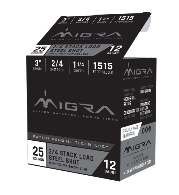 Picture of Migra Ammunitions M12sb46 Combinational Hunting 12 Gauge 3" 1 1/2 Oz 4/6 Shot 25 Per Box/ 10 Cs 