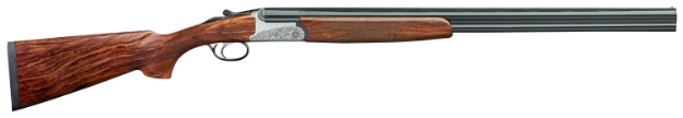 Picture of Fausti Usa, Inc 15101 Caledon 12 Gauge 3" 2Rd 30" Blued Barrel, Engraved Stainless Rec, Wood Laser Grain Stock, Metallic Bead Sight 