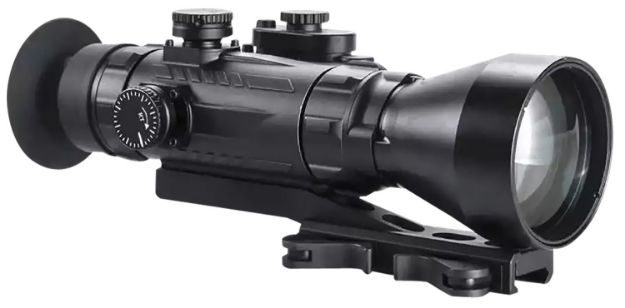 Picture of Agm Global Vision 15Wp4423484111 Wolverine Pro-4 3Aw1 Night Vision Rifle Scope Matte Black 4X70mm Gen 3 Auto-Gated White Phosphor Level 1 Illuminated Red Chevron W/Ballistic Drop Reticle 
