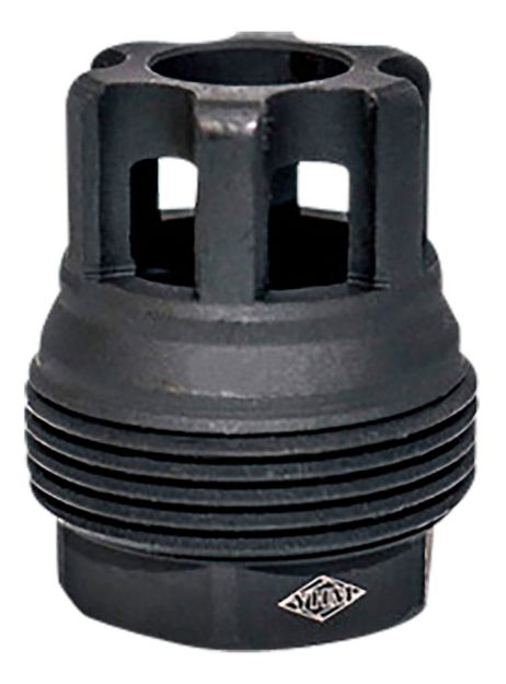 Picture of Yankee Hill 4401Mb24 Srx Qd Mini Muzzle Brake Black Phosphate Steel With 5/8"-24 Tpi, 9Mm, 1.10" Oal & 9.375" Diameter For Srx Adapters 