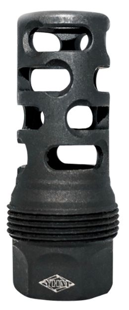 Picture of Yankee Hill 4445Mb24b Srx Q.D. Muzzle Brake Short Black Phosphate Steel With 11/16"-24 Tpi For Srx Adapters 